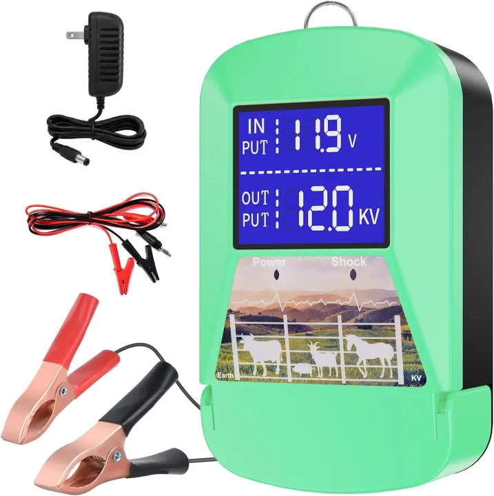 15‑Mile 12kV Electric Fence Energizer — 3J Livestock Protector