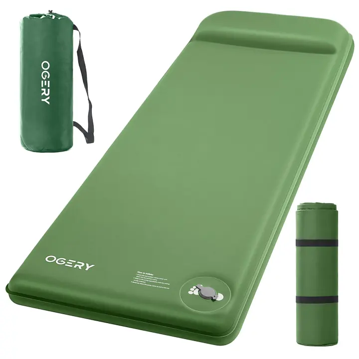 3" Memory-Foam Self-Inflating Camping Sleeping Pad
