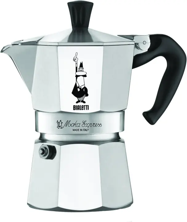 Bialetti Moka Express 3-Cup Aluminum Stovetop Coffee Pot