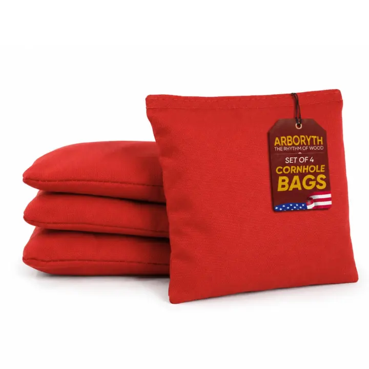 Canvas Regulation Cornhole Bean Bags — 8-Pack, 6"×6", 16 oz