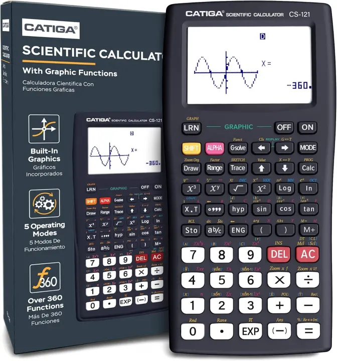 CATIGA Graphing Scientific Calculator — Graphing & Scientific Combo