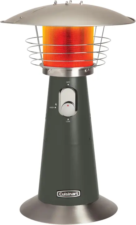 Cuisinart Tabletop Propane Patio Heater — 11,000 BTU, Gray