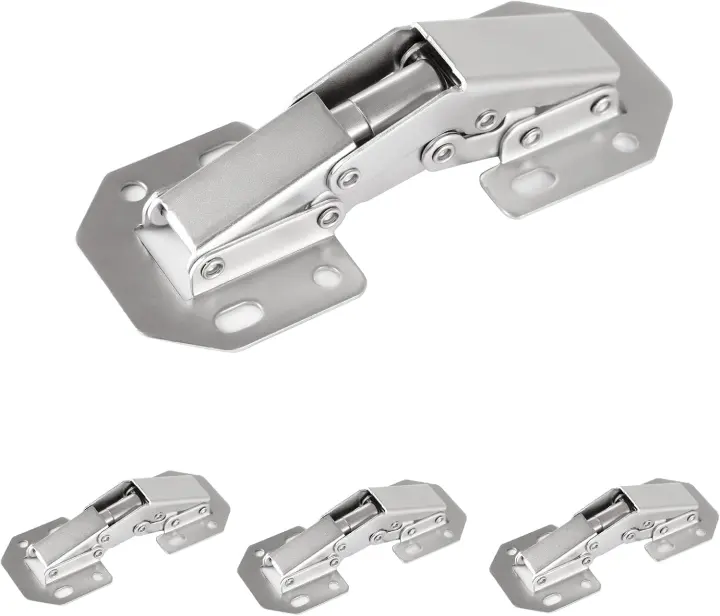 DOBOGA Concealed 90° Surface-Mount Cabinet Hinges — 4-Pack