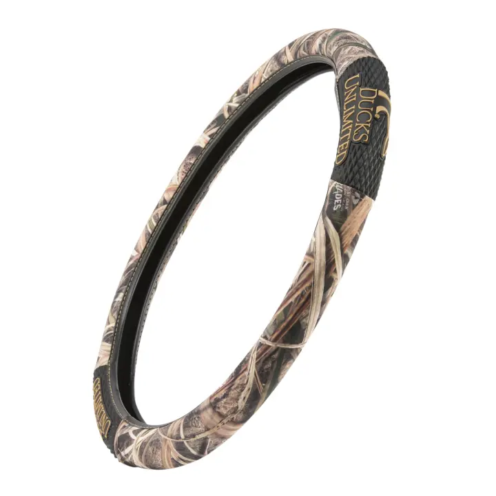 Ducks Unlimited Mossy Oak Camo Steering Wheel Cover — Universal Fit