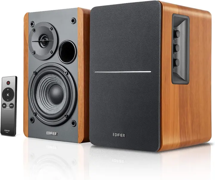 Edifier R1280Ts Powered Bookshelf Speakers — 2.0 Active Stereo Monitors