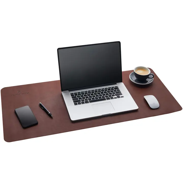 Gallaway PU Leather Desk Mat — Large 36" x 17" Office Desk Pad