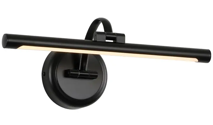 Hardwired Dimmable LED Picture Light — Black 15.75" Wall Art Lamp