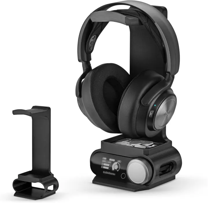 Headphone Stand for SteelSeries Arctis Nova Pro Wireless with Base Dock