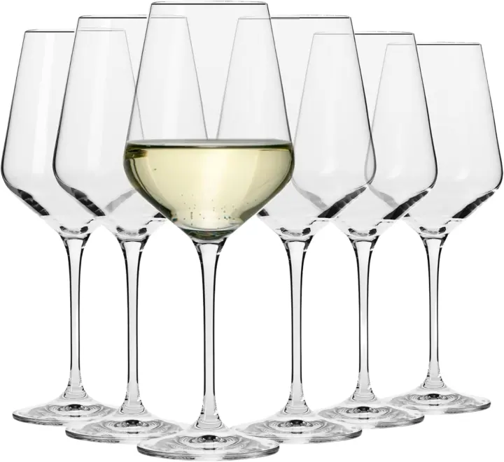 Krosno Avant-Garde White Wine Glasses — Set of 6