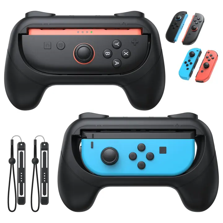 Nintendo Switch Joy‑Con Grip Kit — Ergonomic Anti‑Slip Handles