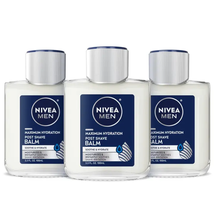 NIVEA MEN Maximum Hydration Post-Shave Balm — 3 x 3.3 fl oz