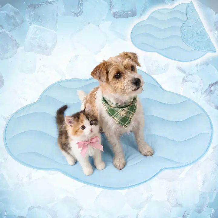 PetAmi Reversible Cooling Pet Blanket — Small 30 x 40, Cloud Shape