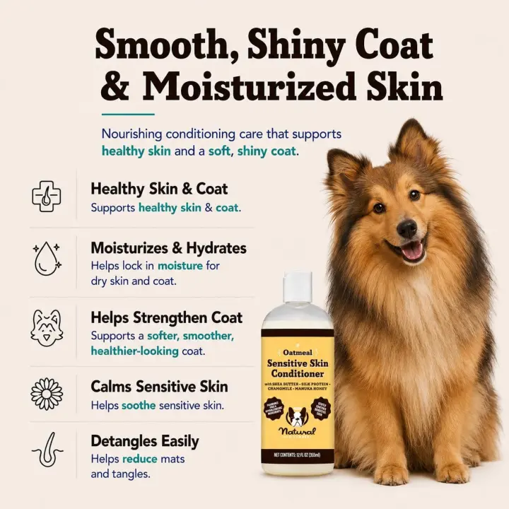 Sensitive Skin Dog Conditioner — 12 oz Bottle