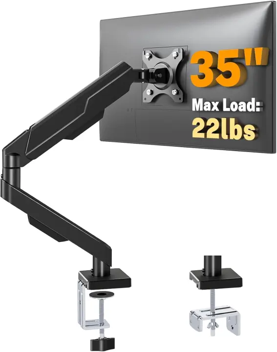 Single Monitor Arm Mount for 13–35-inch Screens