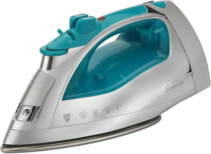 Sunbeam 1400W Turbo Steam Iron — 240ml Tank, Retractable Cord