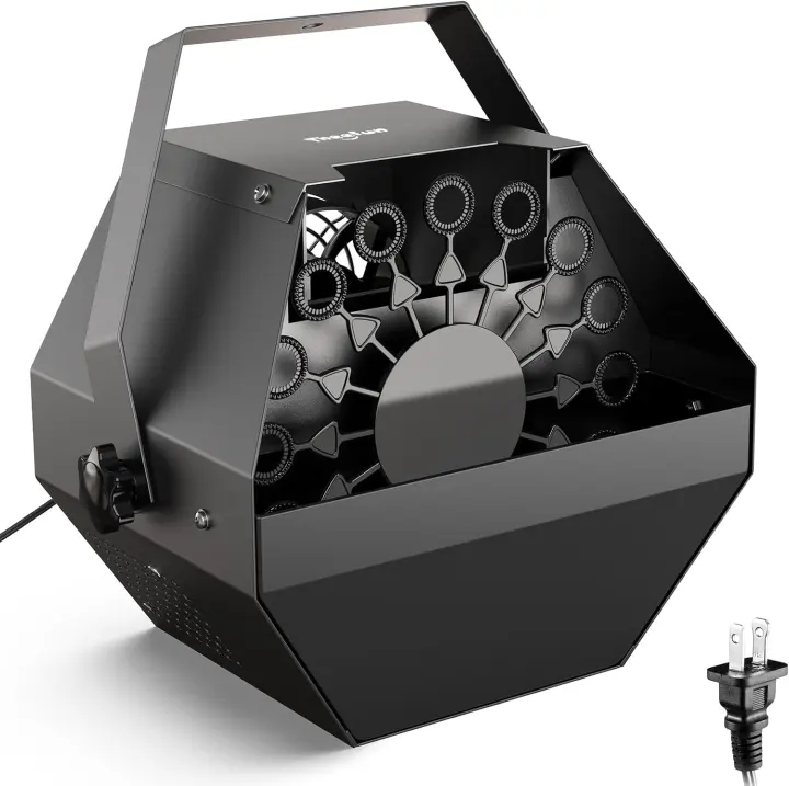 Theefun Corded Metal Bubble Machine — 750ml High-Output Blower