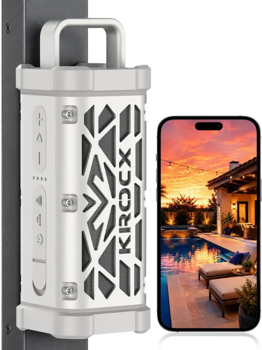 TRAVOR Magnetic Bluetooth Outdoor Speaker — All‑Aluminum, IP68