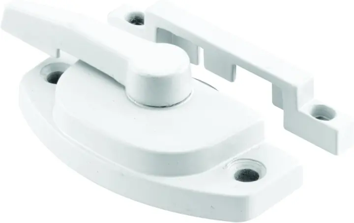Vinyl Window Sash Lock — 2-1/16 in. Hole Centers, White Diecast