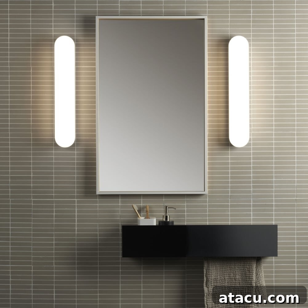 10 Brilliant Bathroom Wall Lighting Designs 3 Astro Altea 500 LED IP44 Bathroom Wall Light in Chrome for clear task lighting
