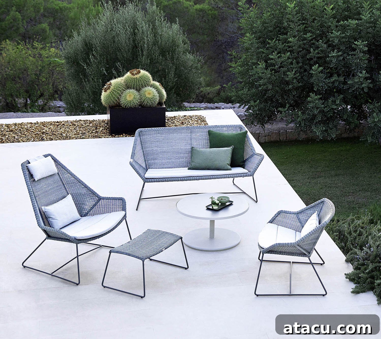 Cane-line Breeze 2 Seater Sofa - a durable and fade-resistant Danish design.