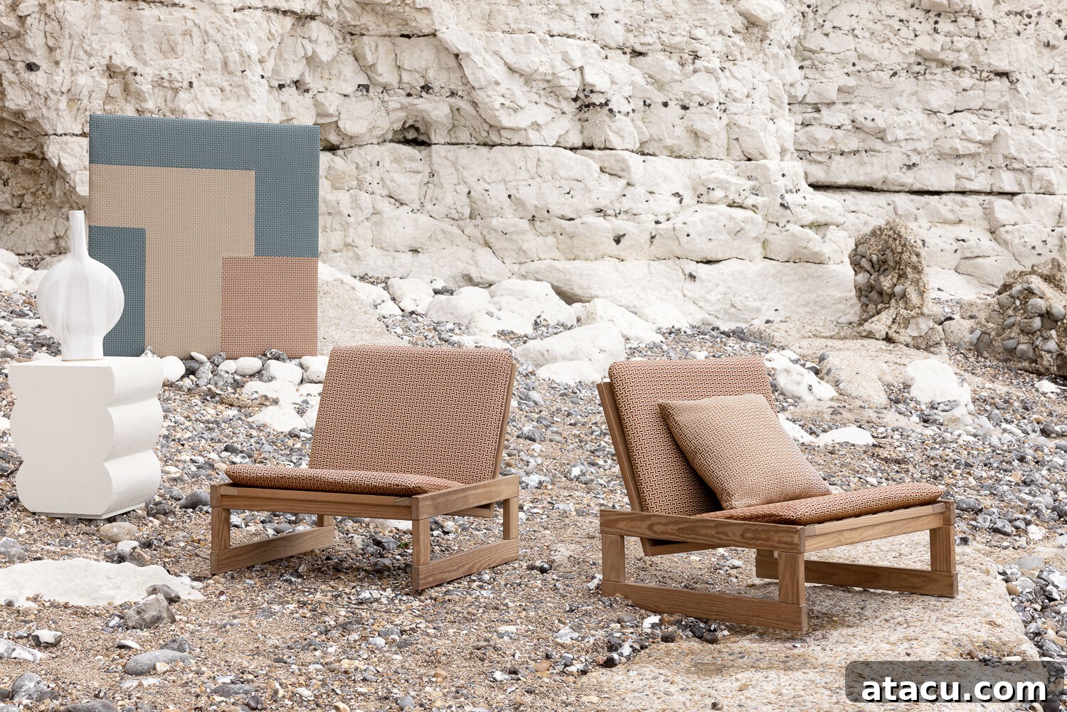 FLOW – PET recycled weave from Kirkby Design's sustainable fabric collection
