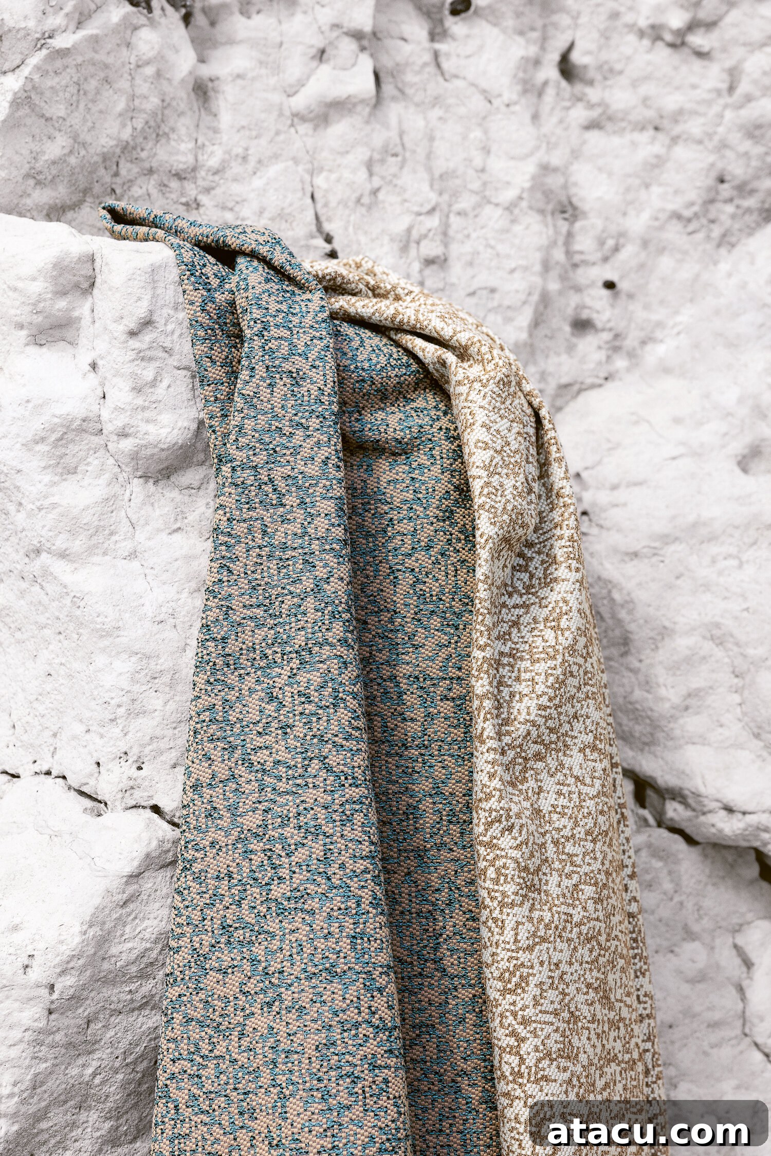 FLOW – PET recycled weave in an interior setting