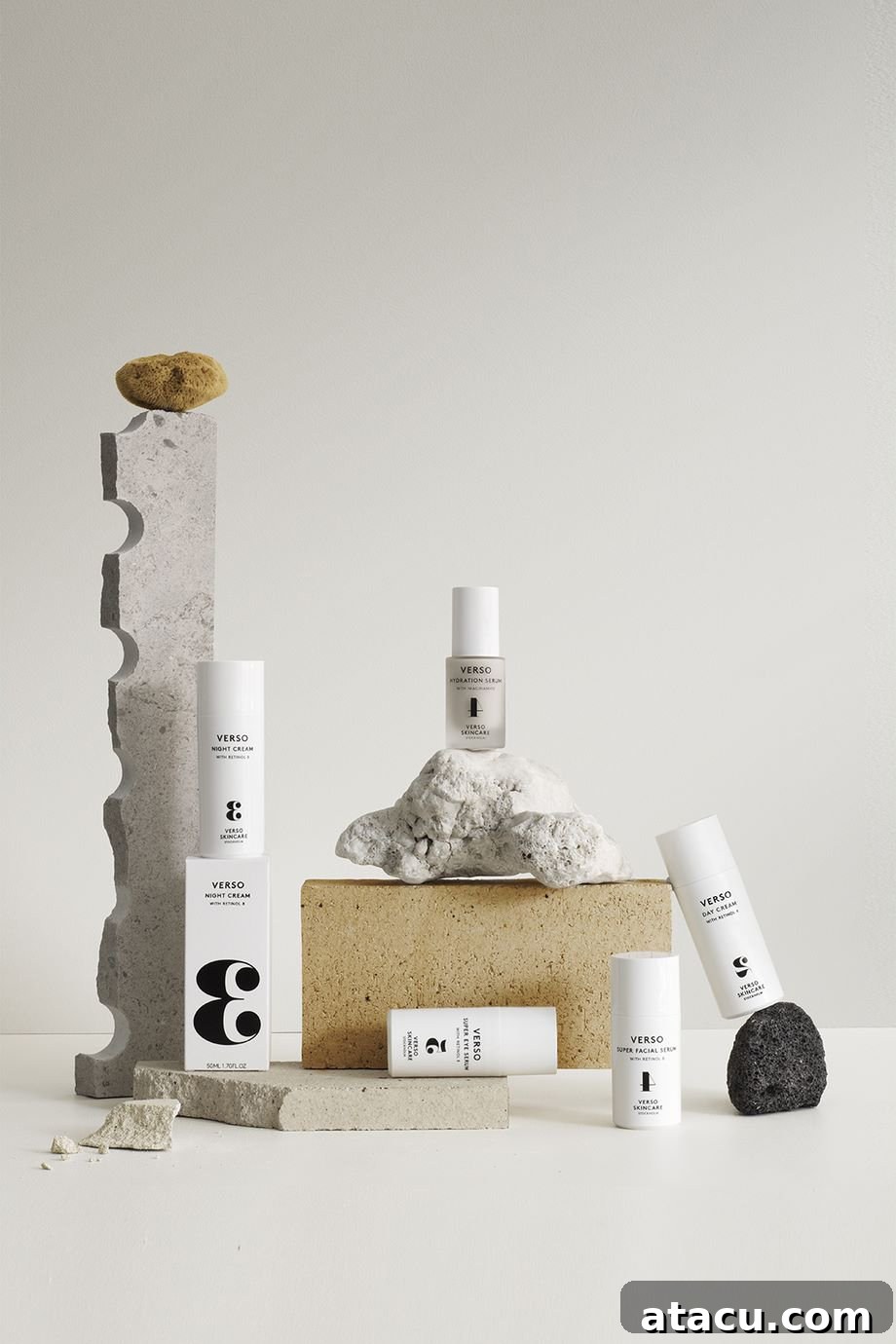 Still life styling for Verso skincare