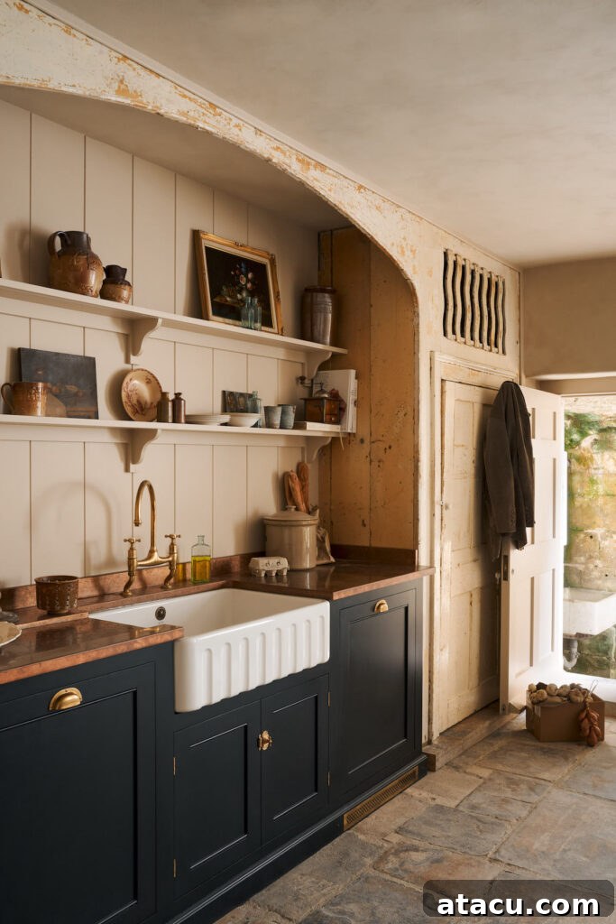 A Bath townhouse kitchen by deVOL.