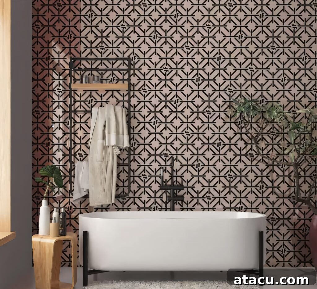 Art deco bathroom