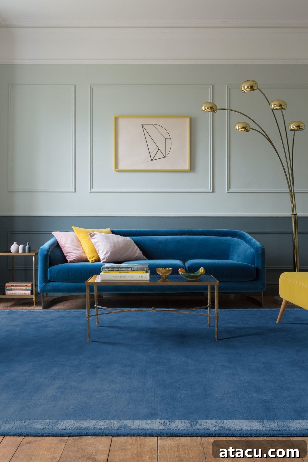 Holland Stone – Traditional Neutrals rug in a classic, sophisticated room.
